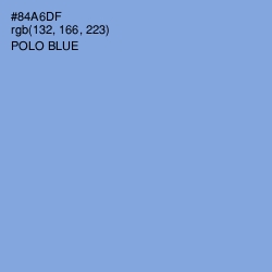 #84A6DF - Polo Blue Color Image